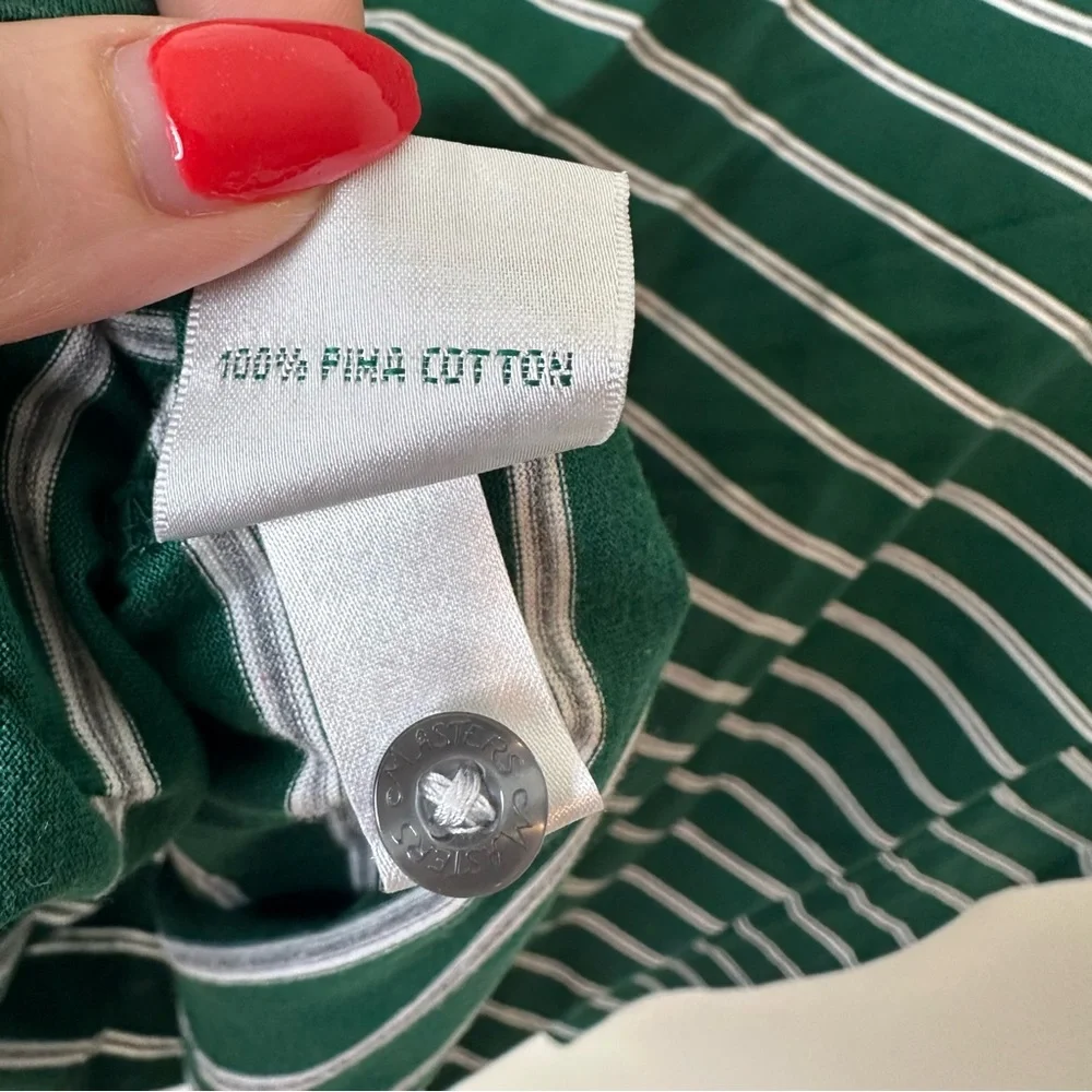 Masters Polo Striped Short Sleeve Shirt - Picture 8 of 12